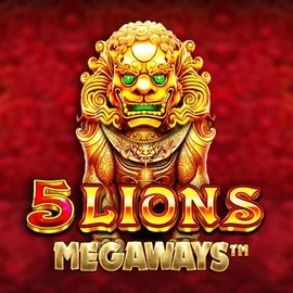 5 Lions Megaways logo by Pragmatic Play Spinogrino Casino
