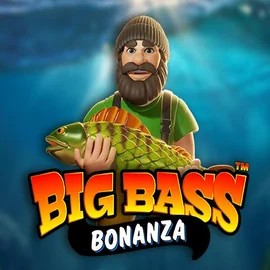 Big Bass Bonanza online game logo by Pragmatic Play on spinogrinoo.eu