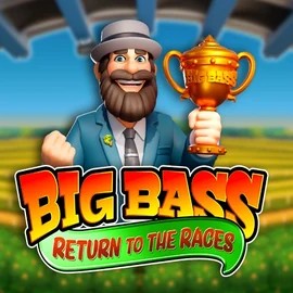 Big Bass Return to the Races by Pragmatic Play, showcased at spinogrinoo.eu – game logo