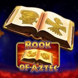 Book of Aztec logo by Amatic Industries at Spinogrino Casino