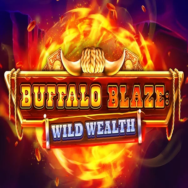 Buffalo Blaze Wild Wealth logo by OctoPlay Spinogrino Casino