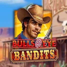 Bulls Eye Bandits slot logo by Origins at Spinogrino Casino