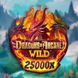 Dragons of Arcane Wild slot visual from Foxium available on spinogrinoo.eu