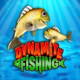 Dynamite Fishing slot logo by Inspired Gaming at Spinogrino Casino