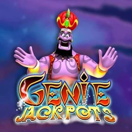 Genie Jackpots online game logo by Blueprint Gaming on spinogrinoo.eu