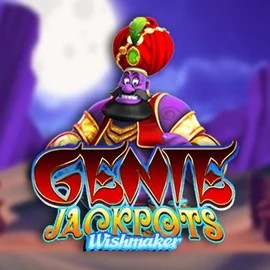 Genie Jackpots Wishmaker logo by Blueprint Gaming at Spinogrino Casino