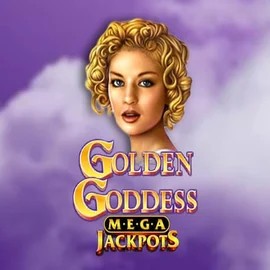 Jackpots logo of Golden Goddess Megajackpots from IGT at Spinogrino Casino