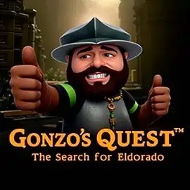 Gonzo's Quest game by NetEnt – logo hosted on Spinogrino Casino