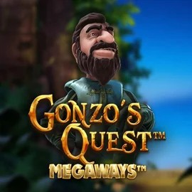 Slots logo of Gonzo's Quest Megaways from Red Tiger Gaming at Spinogrino Casino