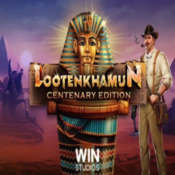 Loot'en Khamun the Dead Sea Scrolls logo by Win Studios at Spinogrino Casino