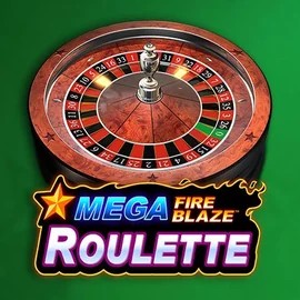 Mega Fire Blaze Roulette logo by Playtech Spinogrino Casino