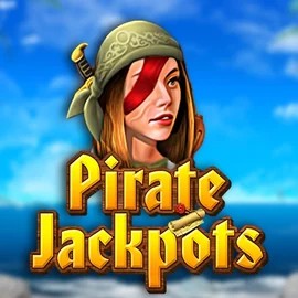 Pirate Jackpots logo by Belatra Games at Spinogrino Casino
