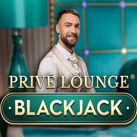 Privé Lounge Blackjack slot visual from Pragmatic Play available on spinogrinoo.eu