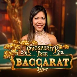 Live Casino logo of Prosperity Tree Baccarat from Evolution at Spinogrino Casino