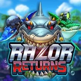 Razor Returns logo – Slots by Push Gaming at Spinogrino Casino