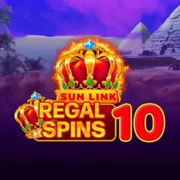 Regal Spins 10 online game logo by PatePlay on spinogrinoo.eu