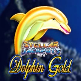 Enjoy Dolphin Gold with Stellar Jackpots by Lightning Box Game – logo hosted on spinogrinoo.eu