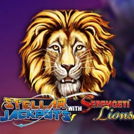 Stellar Jackpots with Serengeti Lions logo by Lightning Box Game Spinogrino Casino