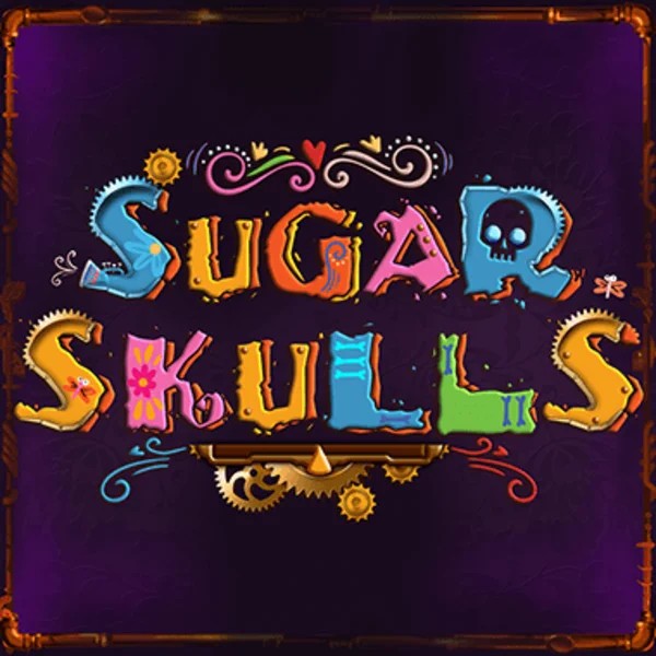 Sugar Skulls online game logo by Booming Games on spinogrinoo.eu