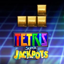 Tetris Super Jackpots casino game by WMS – featured logo at Spinogrino Casino