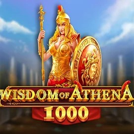 Wisdom of Athena 1000 slot logo by Pragmatic Play at Spinogrino Casino